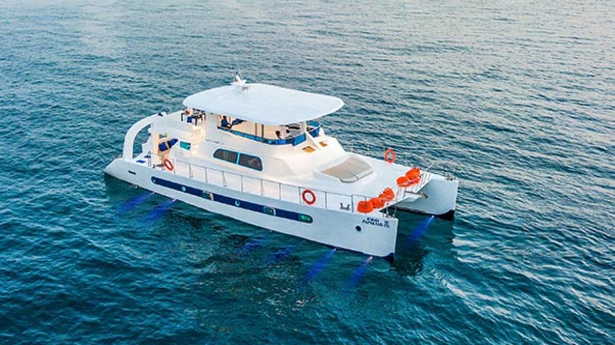 Аренда моторного катамарана Papakang